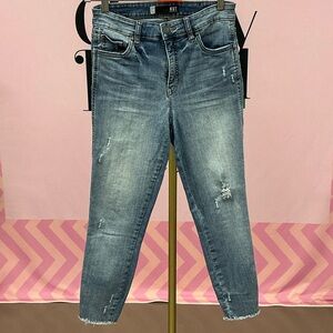 Kut from the Kloth Women's Faded Blue Cropped Jeans